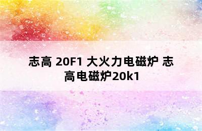 普通电磁炉推荐-CHIGO/志高 20F1 大火力电磁炉 志高电磁炉20k1